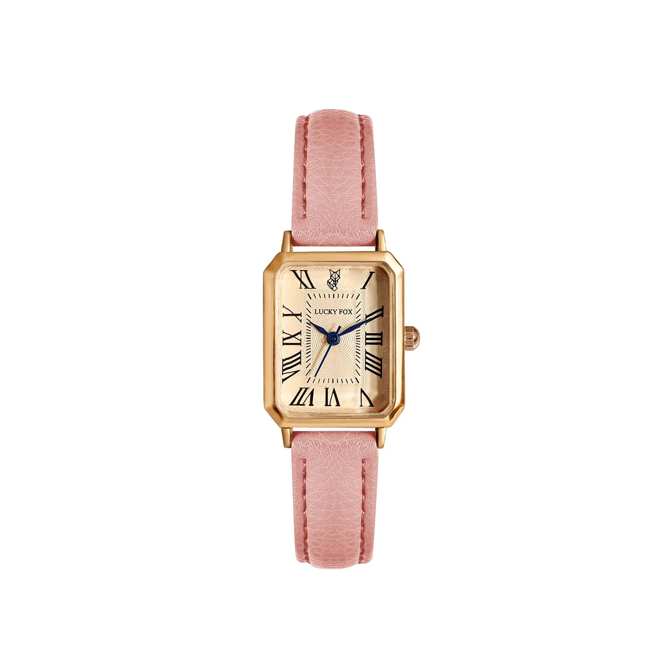 Retro Digital Square Dial Watch - Fashionable Quartz Leather Strap Wristwatch For Women Gift Casual Style
