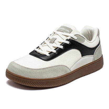 HOBIBEAR Unisex Wide Toe Sneakers — Minimalist Non-Slip Lace-Up Mesh Casual Shoes for Men & Women