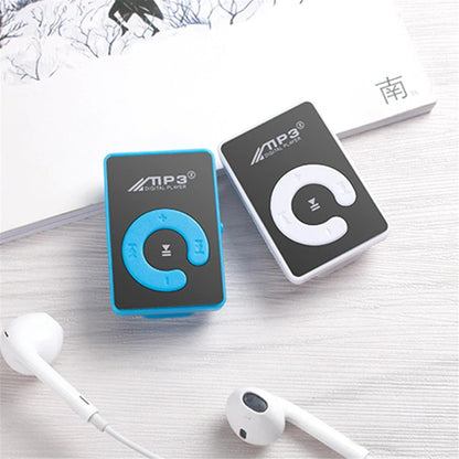 C Key Mini MP3 Player - Portable HiFi USB Music Player with TF Card Support for Sports & Travel