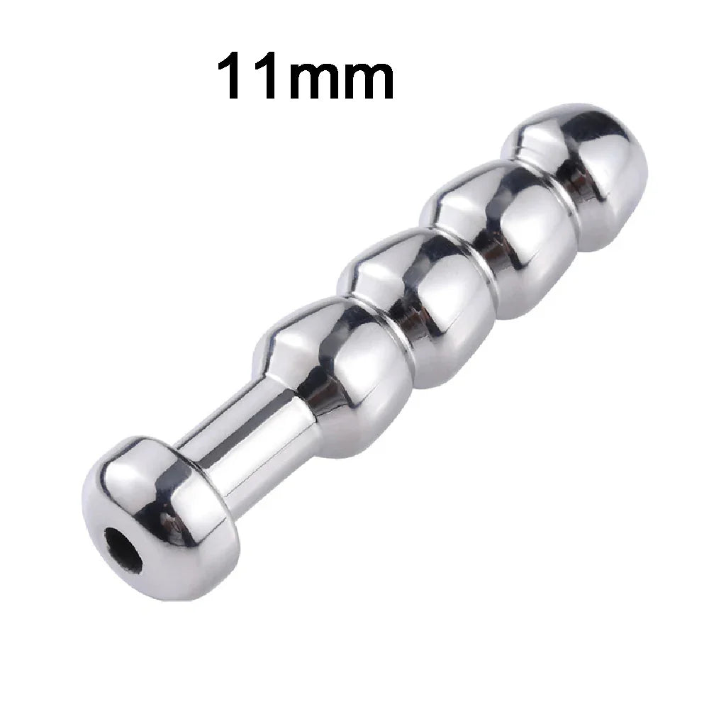 28-Piece Stainless Steel Urethral Sound Set – Hollow Urethra Dilator & Male Stimulation Chastity Toy