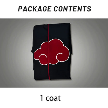 HOLOUN Anime Uchiha Itachi & Sasuke Cosplay Cloak – Embroidered Hawk Team Akatsuki Costume for Christmas