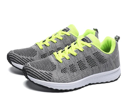 New Women's Lace-Up Flats – Casual Sneakers, Soft & Comfortable, Plus Size Available