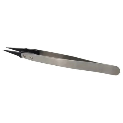 ESD Safe Precision Tweezers – Anti-Static Heavy Duty Metal Tip Tool for Electronics Repair, Jewelry & Fine Assembly Work