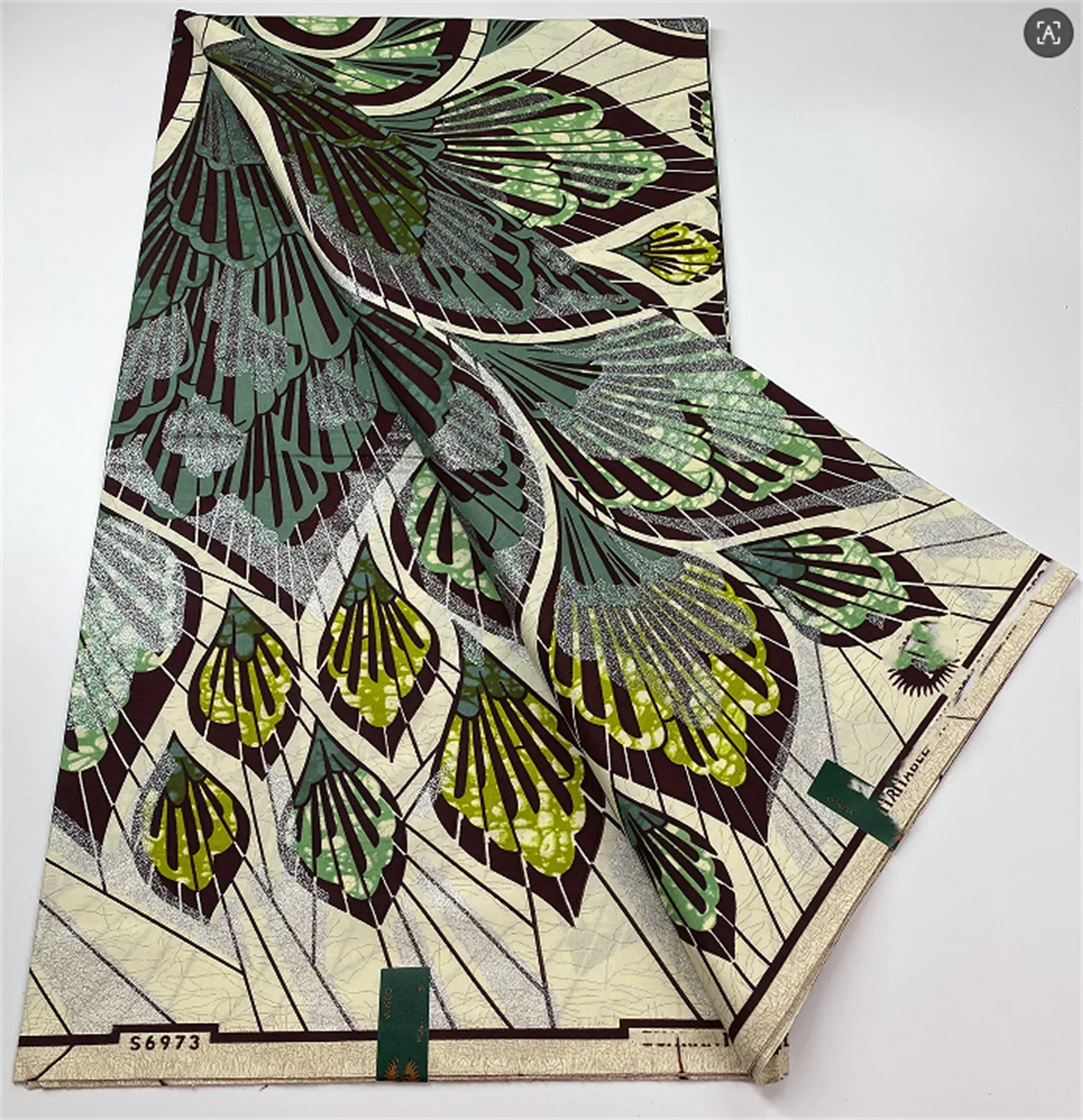 Original African Wax Print Fabric - 6 Yards 100% Cotton Nigerian Ankara Sewing Material