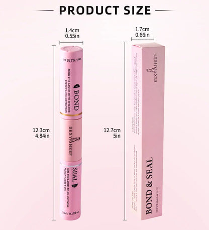 48H Eyelash Glue and Seal for Clusters – Strong Hold, Long-Lasting Adhesive for Lash Extensions