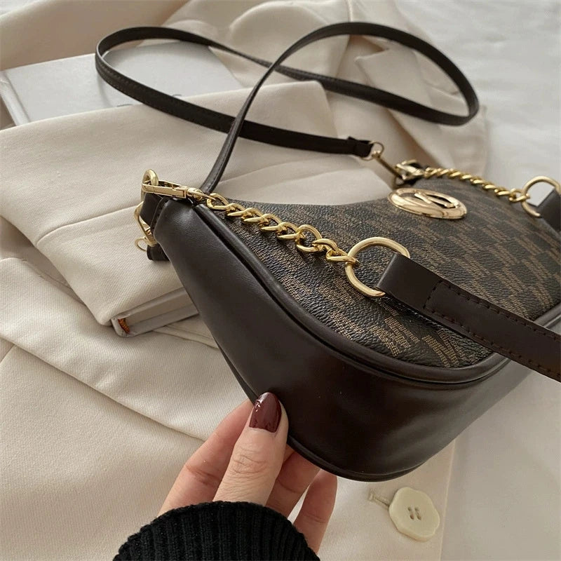 Vintage Style Women’s Handbag – Adjustable Strap Crossbody & Messenger Tote Shoulder Bag