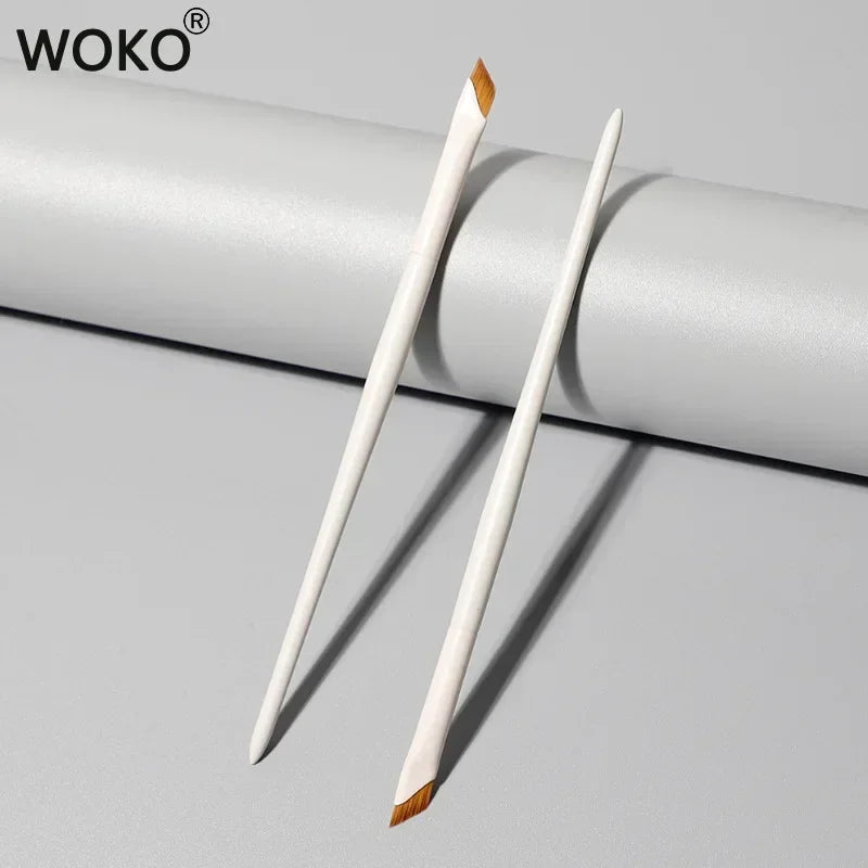Ultra Thin Eyeliner & Eyebrow Brush – Precision Blade Angled Makeup Detail Brush for Eyes & Under-Eye Application