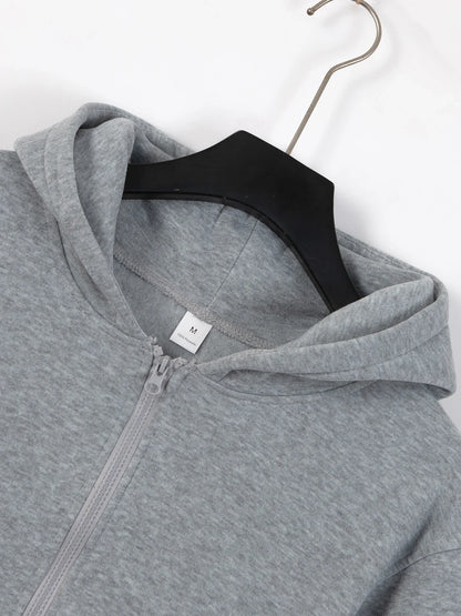 Autumn/Winter Loose Cotton Hoodie – Unisex Casual American Fashion Backpack Style