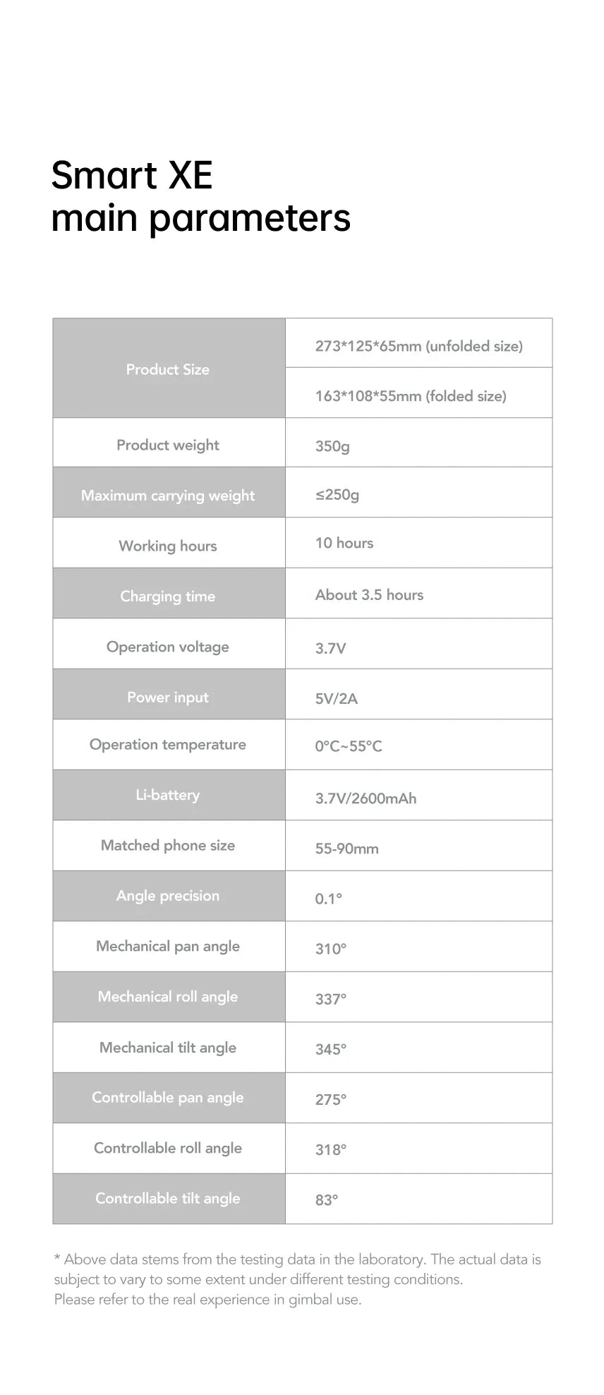 AOCHUAN 3-Axis Handheld Gimbal Stabilizer – SmartXE for iPhone & Android with AI Face Tracking for TikTok & Vlog