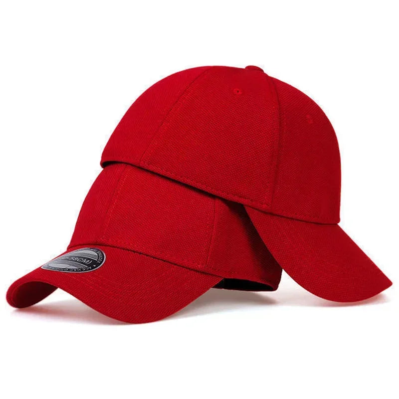 Men's Baseball Cap - Breathable Mesh Fitted Trucker Hat for Outdoor Sports & Sun Protection