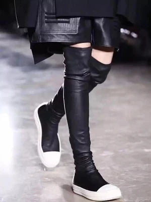 Women’s Over The Knee Winter Boots - Sexy Thigh High Casual Black Boots for Autumn & Winter Wear
