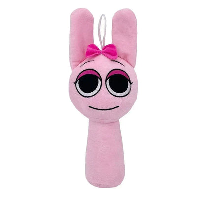 Sprunki Plush Toy Set Soft Cartoon Stuffed Animal Plushies Collectible Game Character Dolls Gift for Fans Birthday & Christmas Present