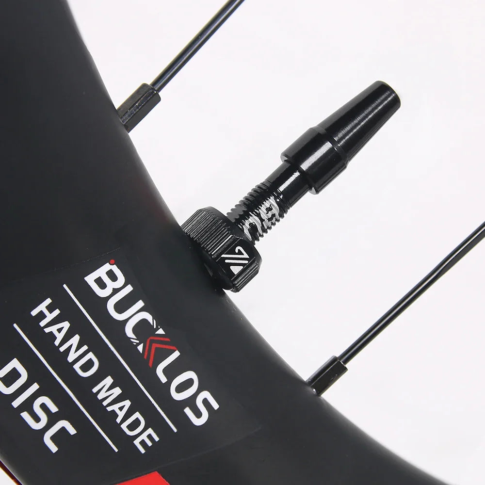 BUCKLOS Presta Tubeless Valve Stem 40/44/55/60mm — High-Quality Bike Tire Nipple for Road & MTB