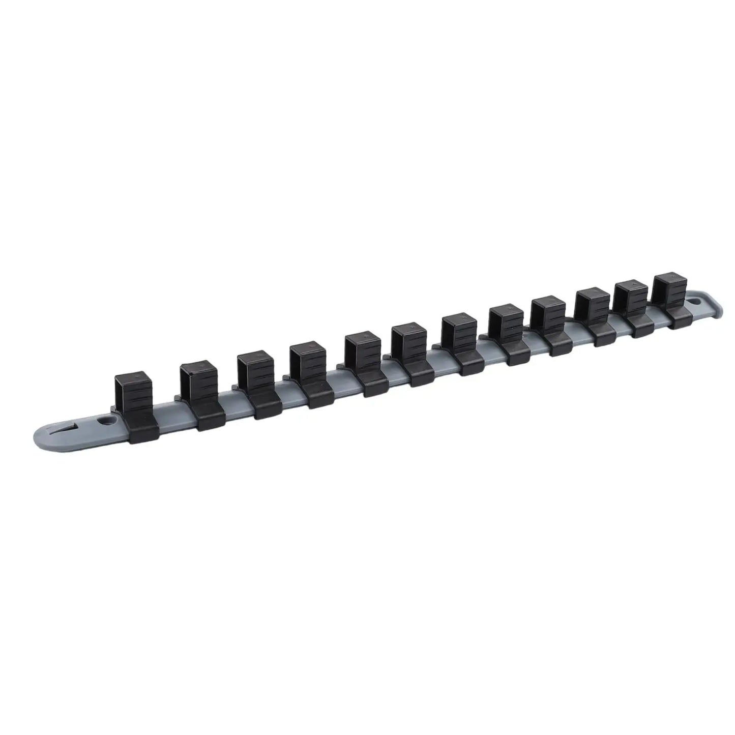 3Pcs Socket Organizer Set - 1/4 3/8 1/2 Inch Plastic Socket Tray Rail Rack Storage Holder