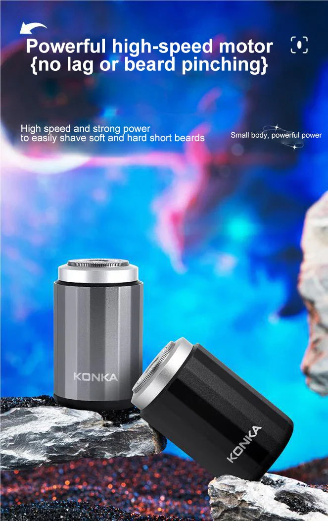2024 New Type-C Rechargeable Mini Electric Shaver – Waterproof, High-Speed, Long-Endurance Wet & Dry Shaving Device