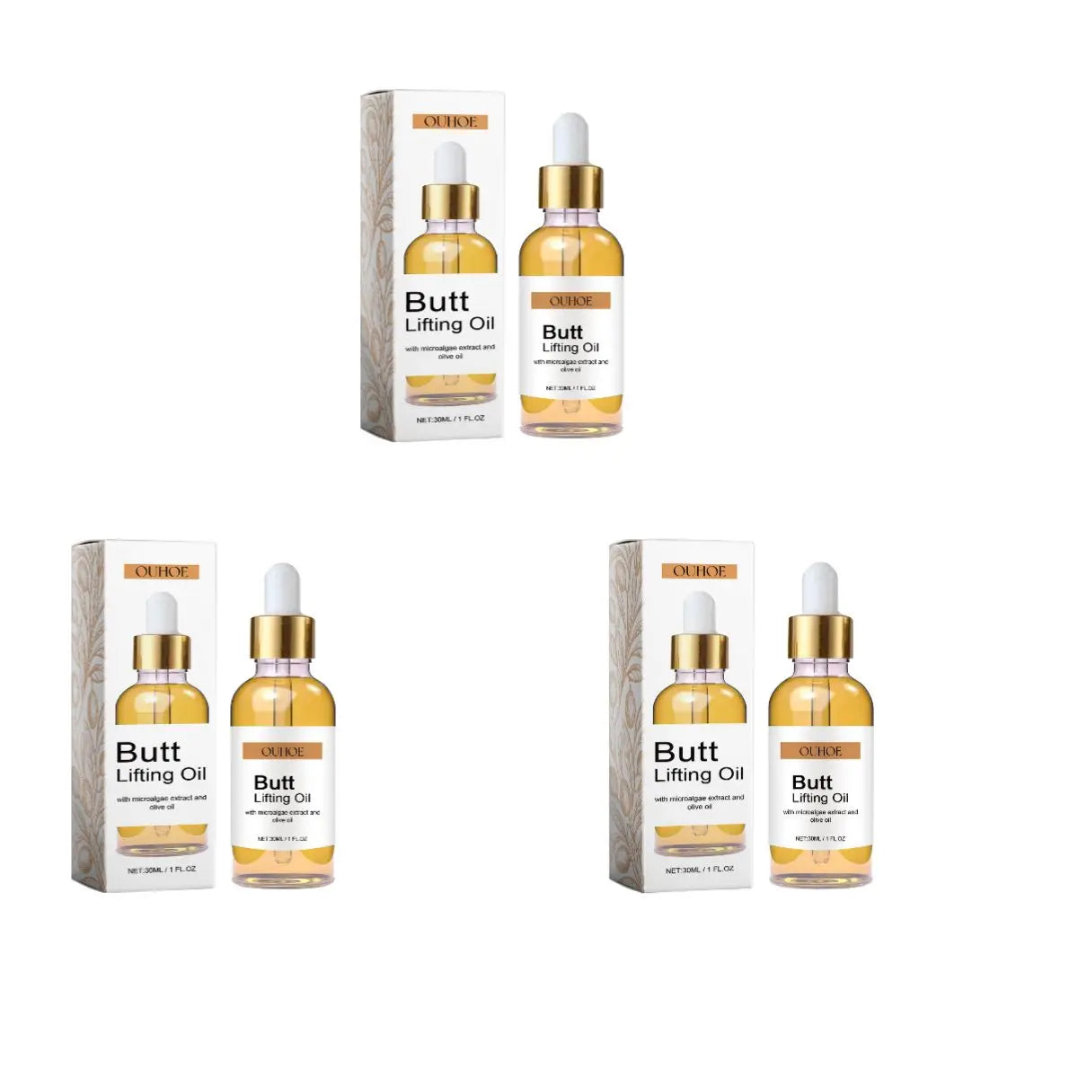 Hip Firming Body Oil - Nourishing Massage Oil for Skin Moisture & Elasticity Care