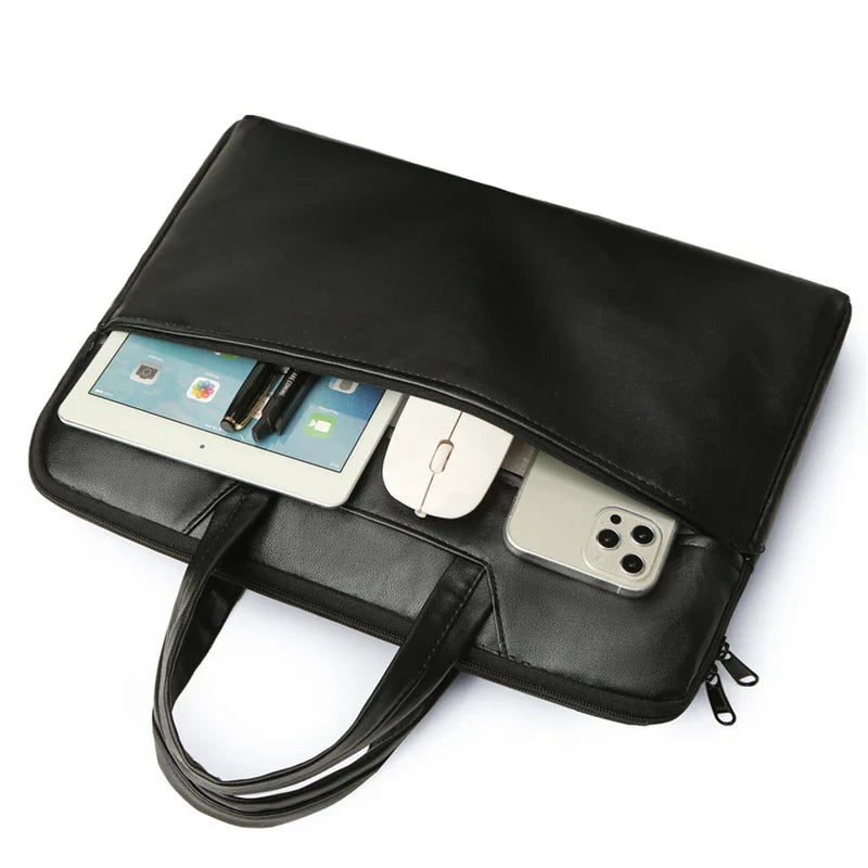 Men’s Large Capacity Handbag & Briefcase – Adjustable Crossbody & Shoulder Bag with Multiple Compartments