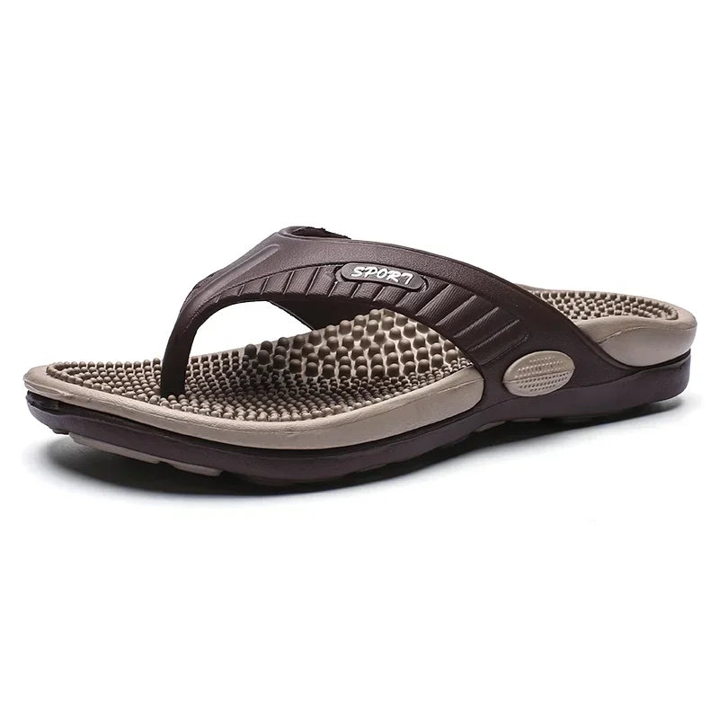 New Summer Fashion Men’s Light Slippers – Casual, Breathable Indoor & Outdoor Footwea
