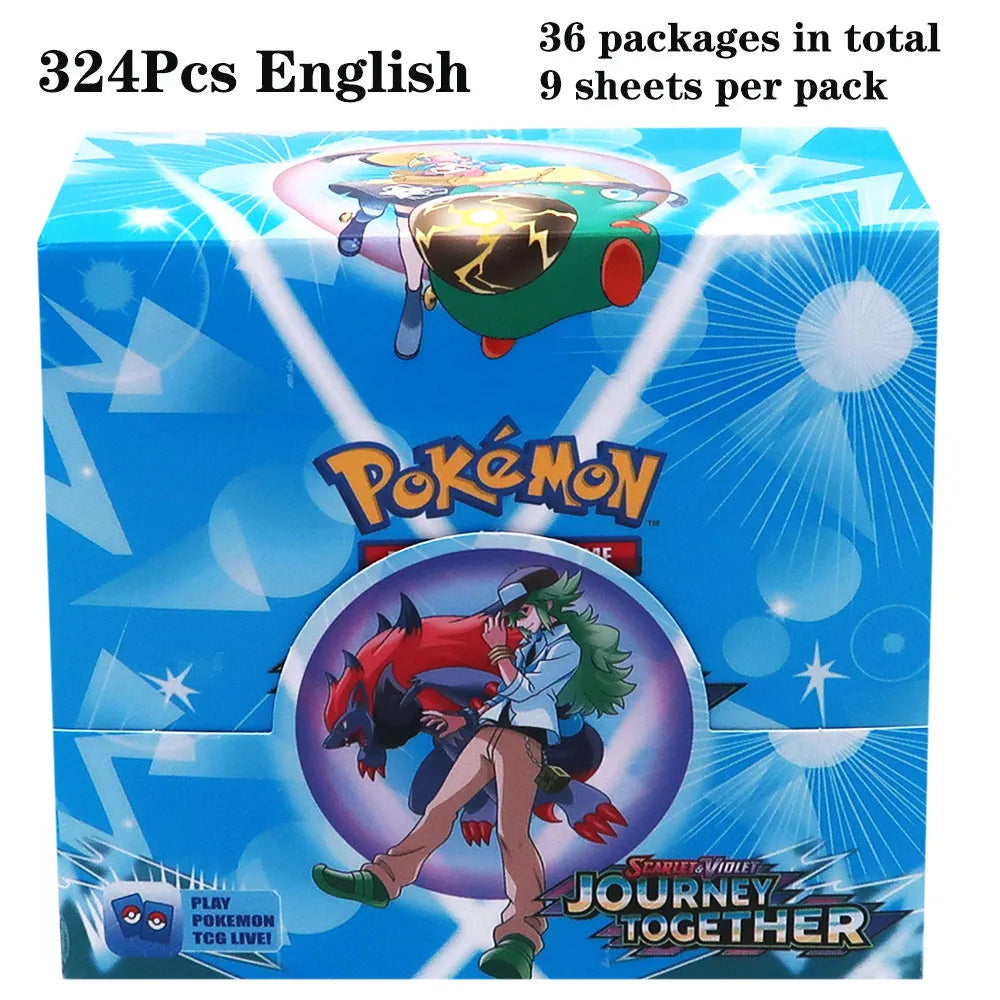 324pcs Pokemon TCG Booster Box - Sword & Shield Fusion Strike Trading Card Packs Display Set with 36 Booster Packs