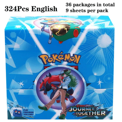 324pcs Pokemon TCG Booster Box - Sword & Shield Fusion Strike Trading Card Packs Display Set with 36 Booster Packs