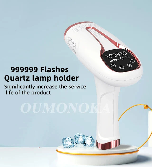 Body Bikini IPL Hair Removal Device – 999,999 Flashes, Permanent Painless Laser Epilator for Women, Home Use