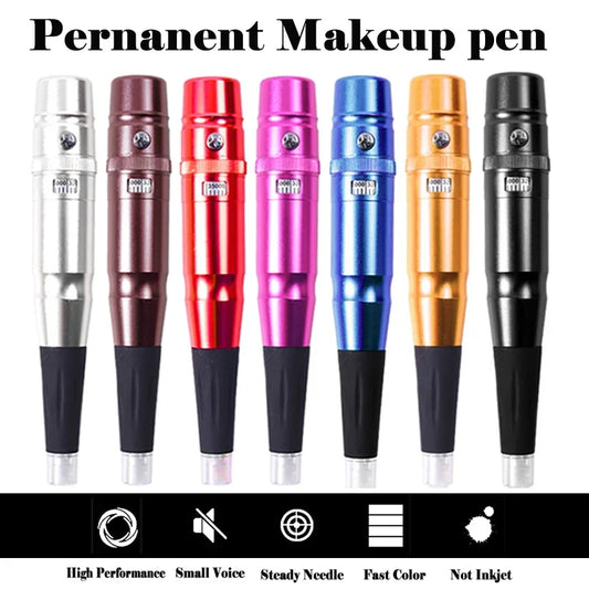 Electric Eyebrow Tattoo Machine - Digital Permanent Makeup Pen for Microblading, Lip & Eyeliner Tattoo