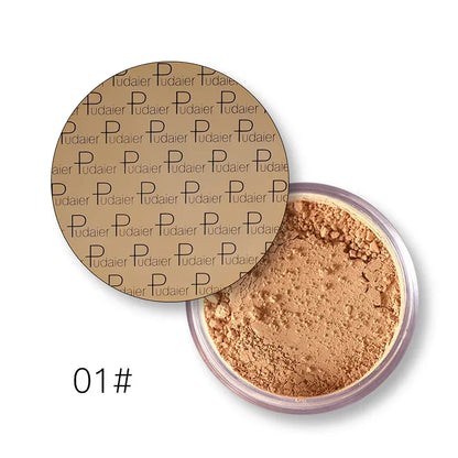 Matte Loose Setting Powder – Oil-Control Mineral Face Concealer, Bronzer & Contour for Dark Skin