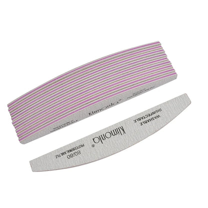 5/10PCS Professional Nail File Set - 100/180 Grit EVA Thickened Sandpaper Manicure Tools for Salon & Home Use