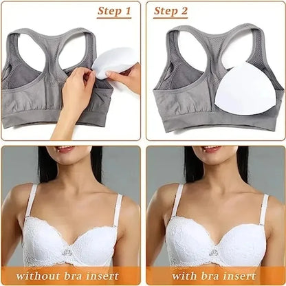 Removable Soft Bra Pads Inserts – Push-Up Breast Enhancer Cups for Sports Bras, Bikini & Swimsuit Comfort Fit