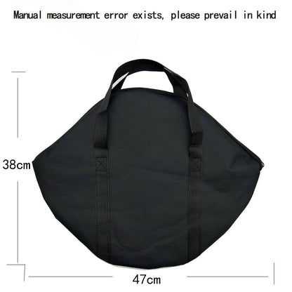 Baking Pan Storage Bag with Handle – 600D Oxford Waterproof Wear-Resistant Kitchen BBQ Tool Bag, 47x38cm