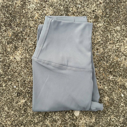 Women's High Waist Yoga Leggings - Soft Butter Fabric Fitness Pants With Back Waist Pocket For Gym & Sports Training