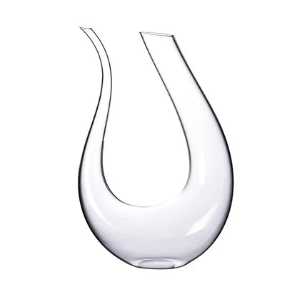 1500ML Handmade Crystal Wine Decanter – Red Wine, Brandy & Champagne Aerator