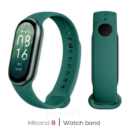 Waterproof Silicone Sport Strap for Xiaomi Mi Band 8/9 NFC – Replacement Smartwatch Bracelet