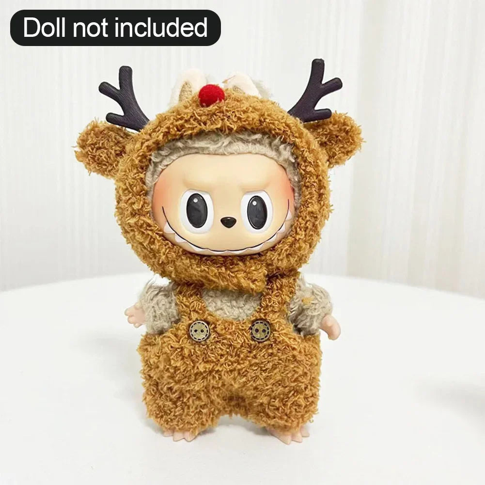 Ropa Labubu Animal-Themed Overalls – Cute Monkey, Bear & Rabbit Bib Pants Costume, Macaron Outfit for Kids