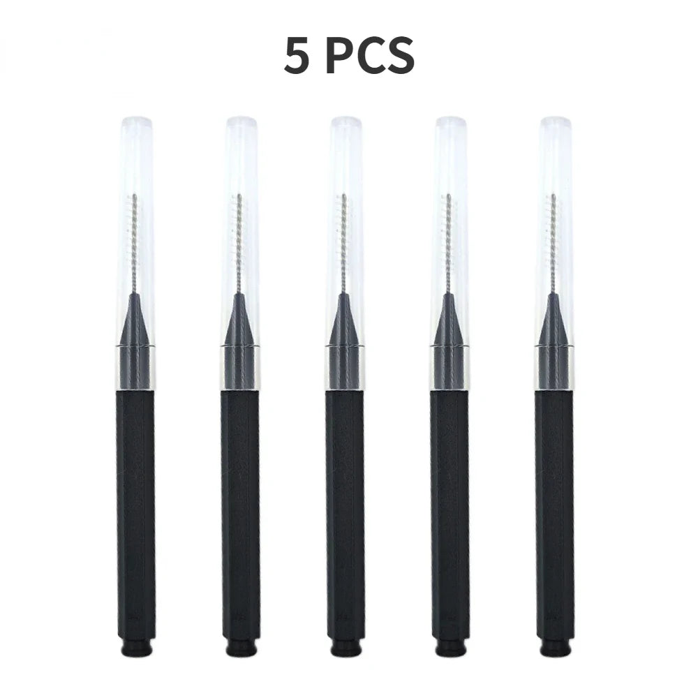 5/10/50PCS Mini Eyebrow & Lash Brushes – Disposable Bendable Brow Perm & Micro Eyelash Applicator Tools