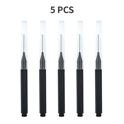5/10/50PCS Mini Eyebrow & Lash Brushes – Disposable Bendable Brow Perm & Micro Eyelash Applicator Tools