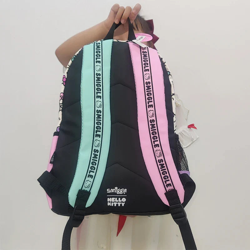 Sanrio Hello Kitty Cartoon School Bag — Cute Anime Backpack for Kids, Student Gift & Halloween Anime Merchandise