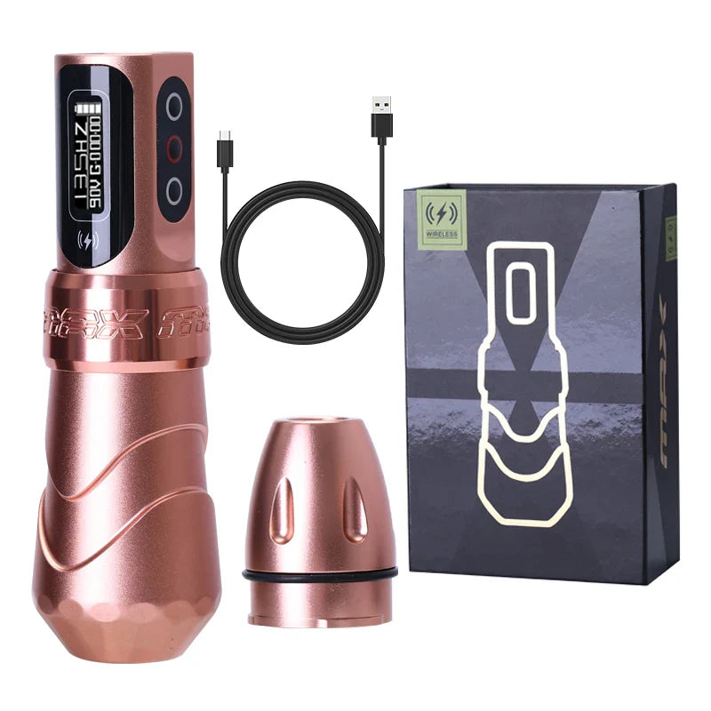 YILONG MAX Tattoo Machine Cartridge Pen, 2400mAh Battery, Coreless Motor, High Capacity, Professional Tattoo Pen for Artists