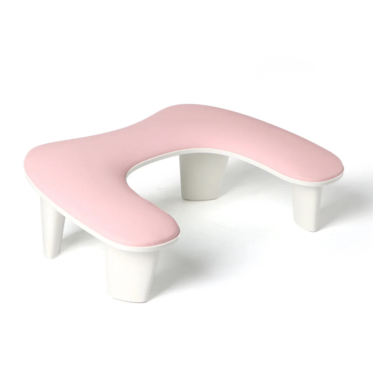 U-Shaped Nail Arm Rest Pillow with Detachable Brackets – Manicure Hand Rest for Nail Salon