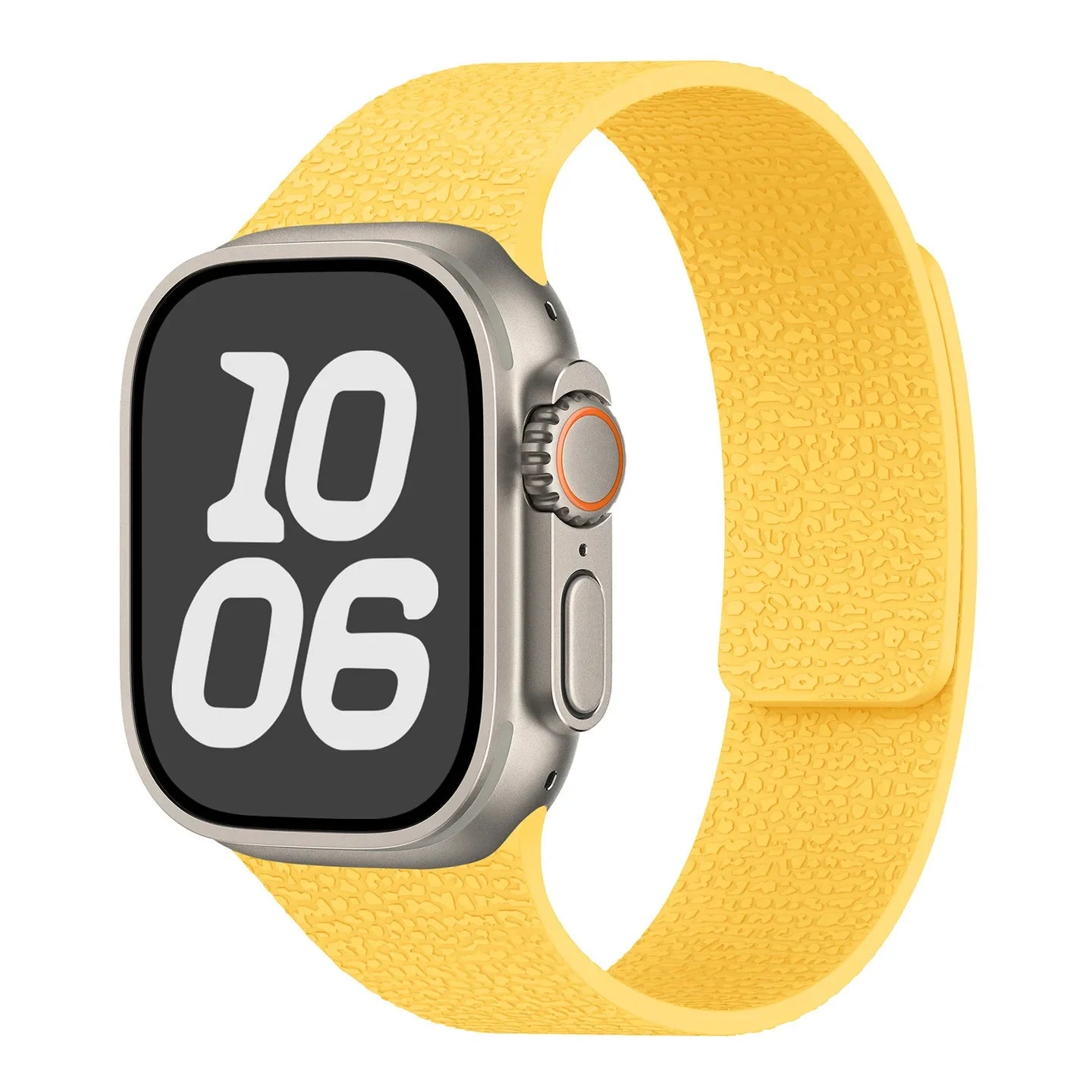 Silicone Magnetic Strap for Apple Watch - Adjustable Band for 49mm/46mm/45mm/44mm/42mm/41mm/40mm Series Ultra, SE & More
