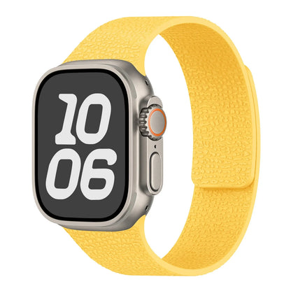 Silicone Magnetic Strap for Apple Watch - Adjustable Band for 49mm/46mm/45mm/44mm/42mm/41mm/40mm Series Ultra, SE & More