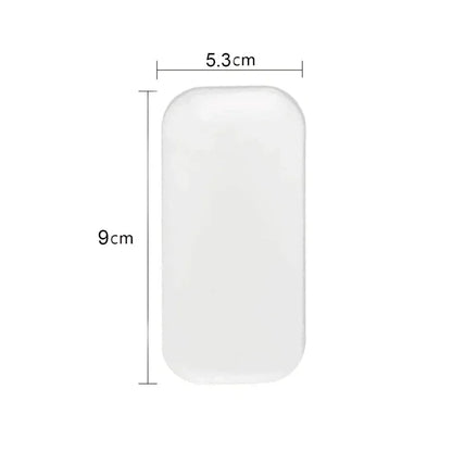 Eyelash Extension Forehead Sticker Pad – Silicone Pink Transparent Lash Tray & Pallet Holder for Makeup