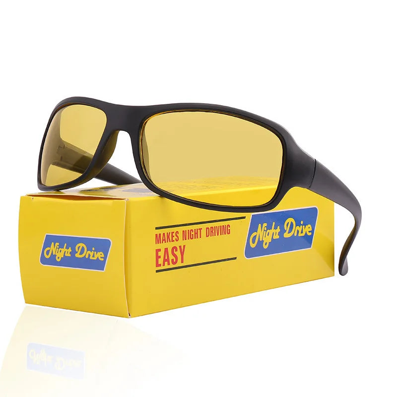 Night Vision Driving Glasses for Men & Women - Anti-Highlights, Anti-Wind Sand Riding Sports Sunglasses