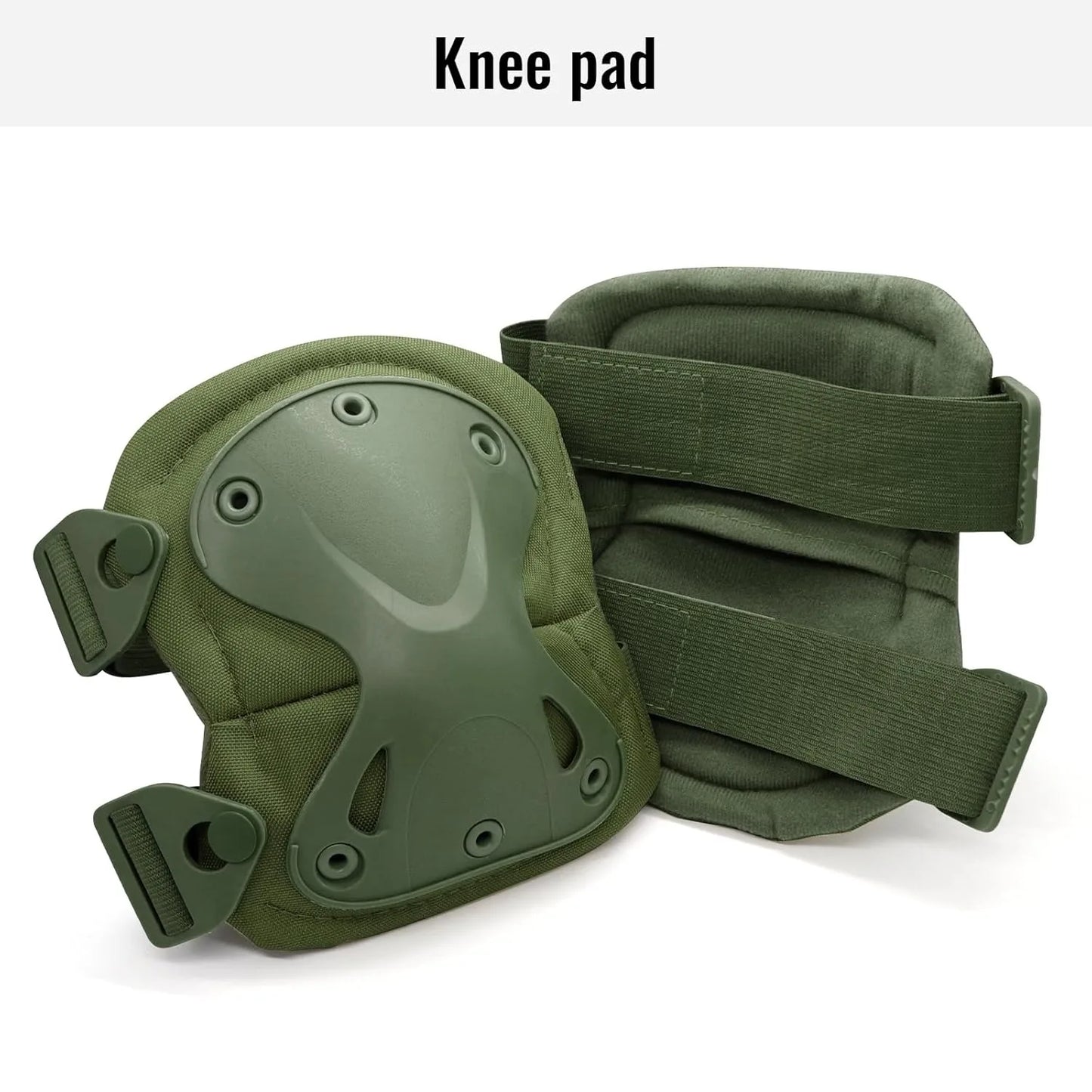 Tactical Knee & Elbow Pads Set - Professional Combat Protective Gear (2-Piece Set)