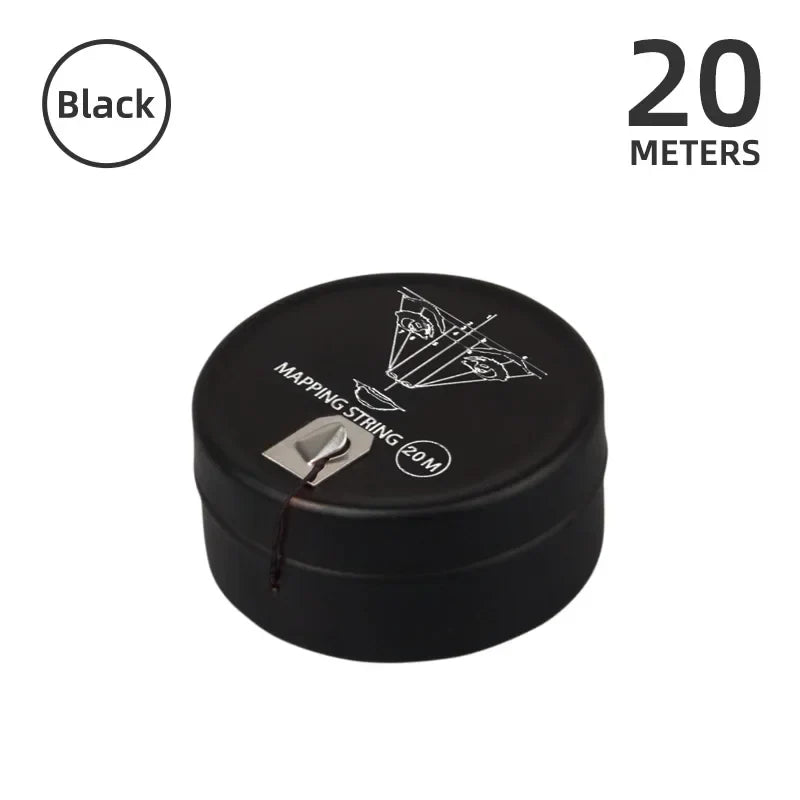 Microblading Eyebrow Mapping String - 10/20M Pre-Inked Brow Mapping Thread Marker for Permanent Makeup Tattoo Design
