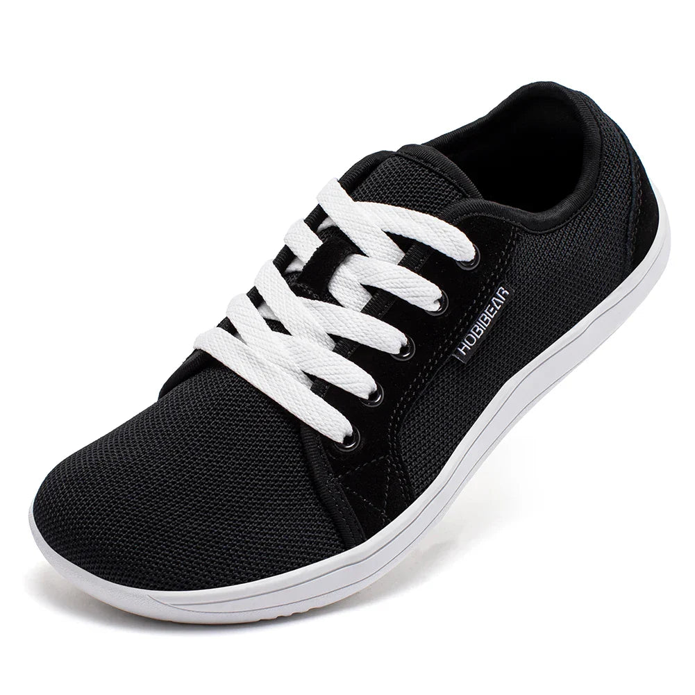 HOBIBEAR Wide Barefoot Shoes – Unisex Minimalist Zero Drop Sneakers for Outdoor Running & Casual Wear