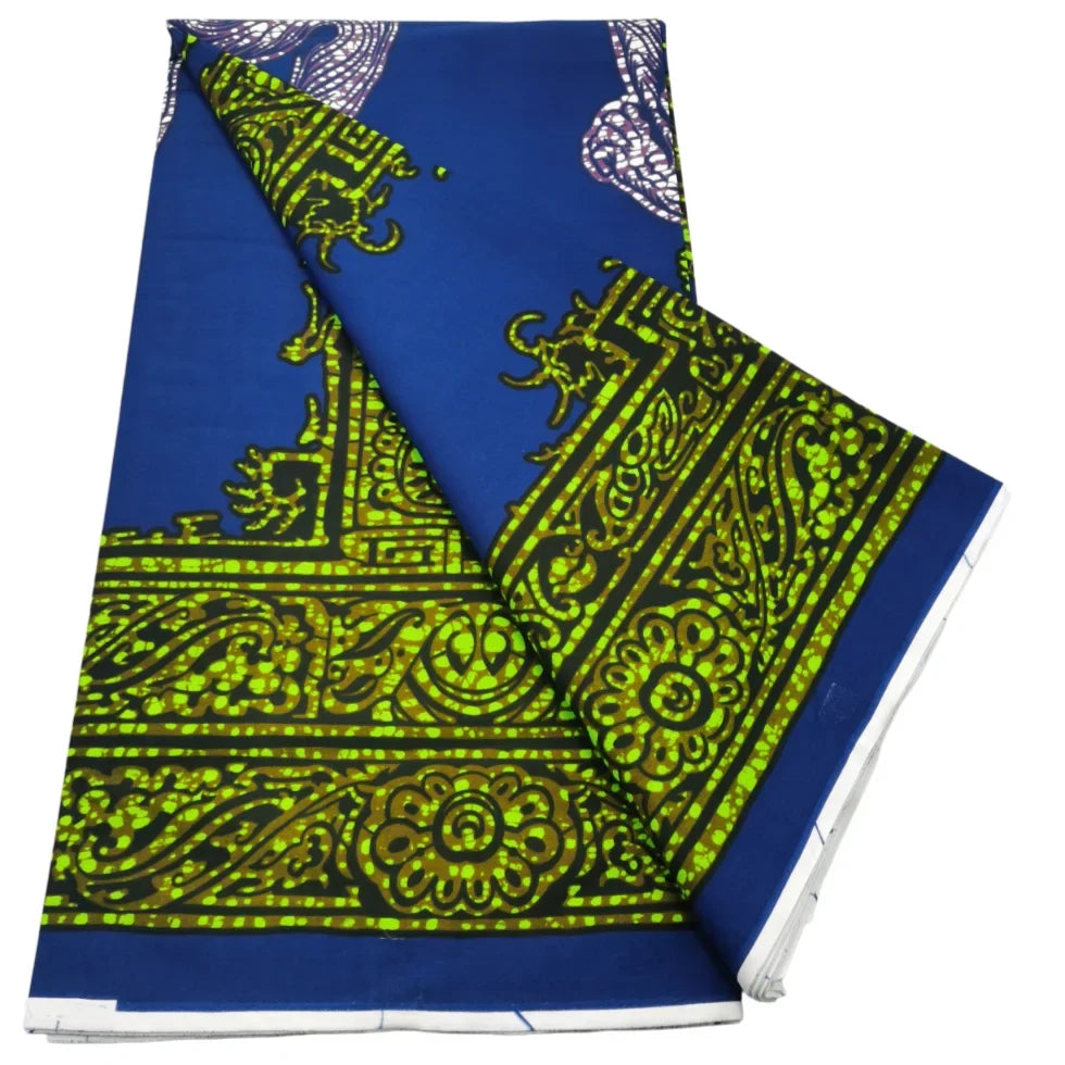 2026 African Real Wax Print Fabric - High Quality Ankara Pagne ABC