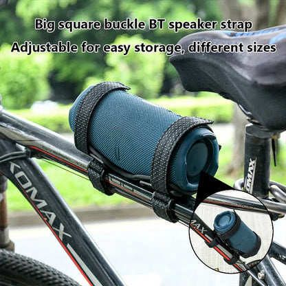 Adjustable Speaker Holder Mount - Bike, Golf Cart & Boat Railing Bracket for JBL Flip 5, Flip 6 & Charge 5