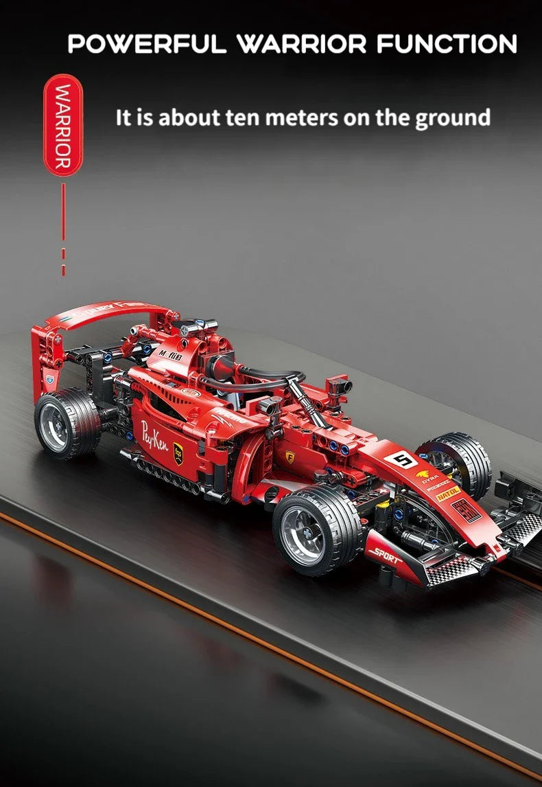 F1 W14 E Technic 1432+ Pcs 1:8 Sports Car Building Blocks – Compatible with 42141, DIY Model, Birthday Gift