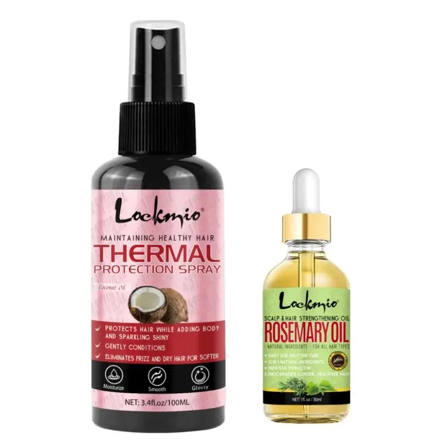 Thermal Hair Protection Spray - Heat Protector Serum for UV Damage Defense, Moisturizing & Nourishing Hair Care